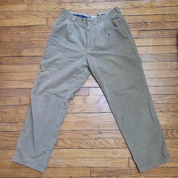 Vtg 90/00s CP Company 34 Beige Corduroy Pants Stone Island Osti - Picture 1 of 3